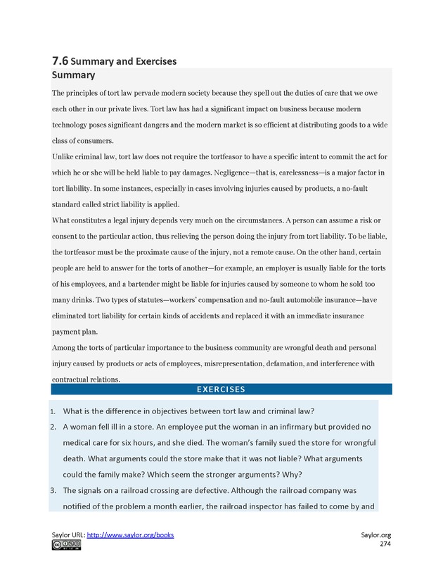 Business Law and the Legal Environment - Page 274